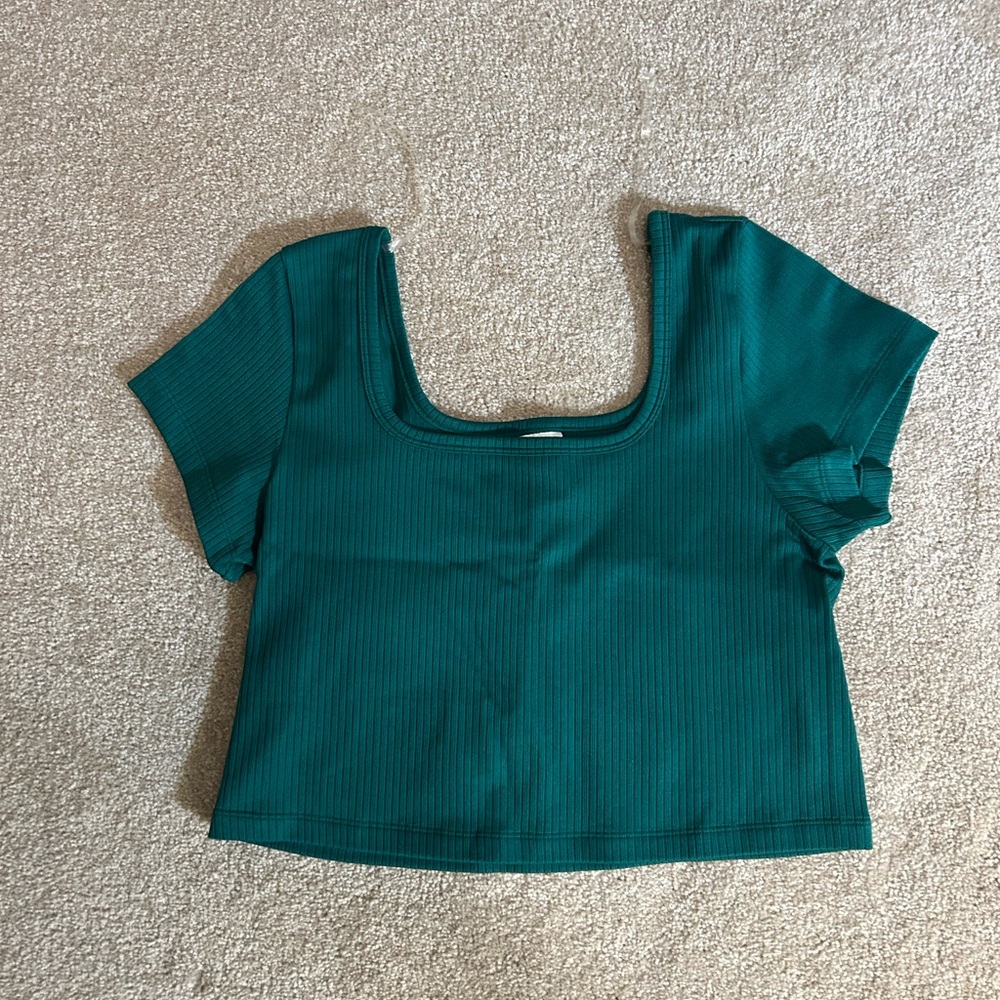 Victoria's Secret Teal Crop Top